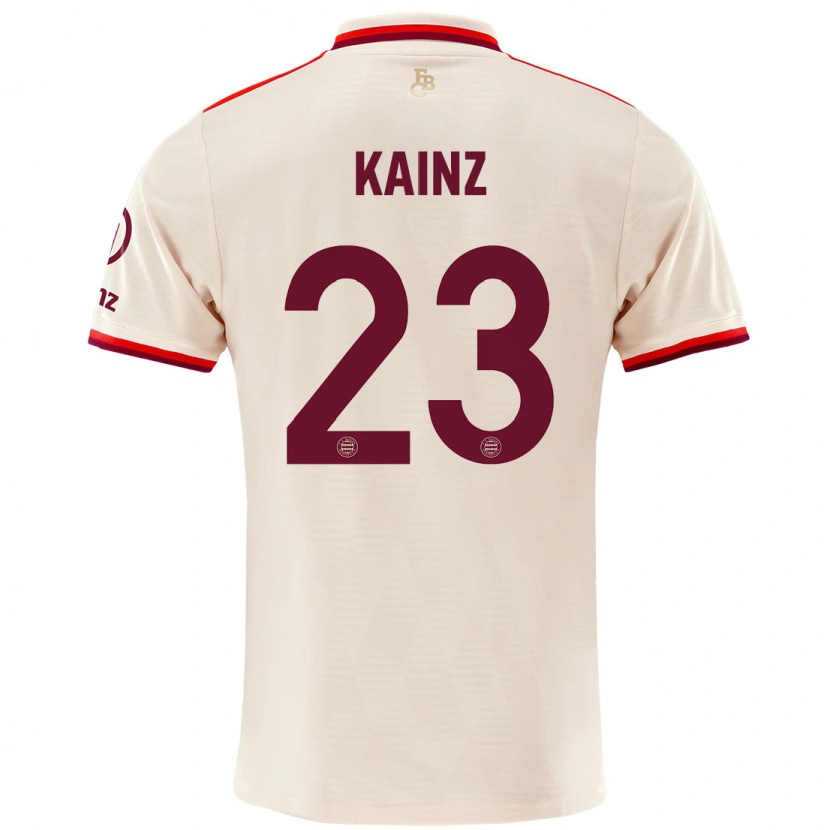 Danxen Uomo Maglia Manuel Kainz #23 Lino Kit Gara Third 2024/25 Maglietta