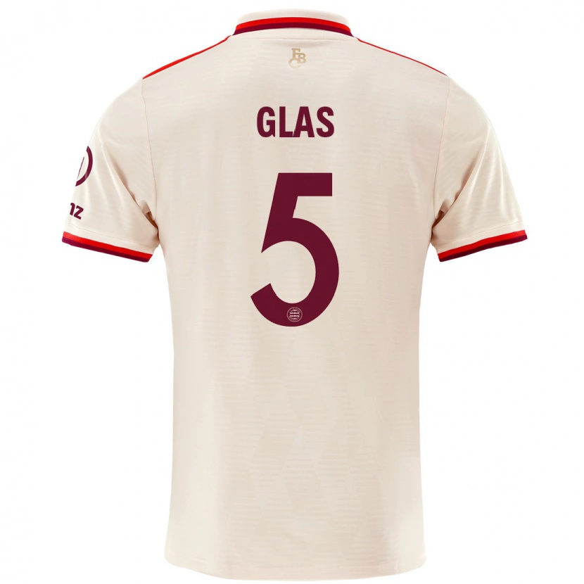 Danxen Uomo Maglia Hanna Glas #5 Lino Kit Gara Third 2024/25 Maglietta