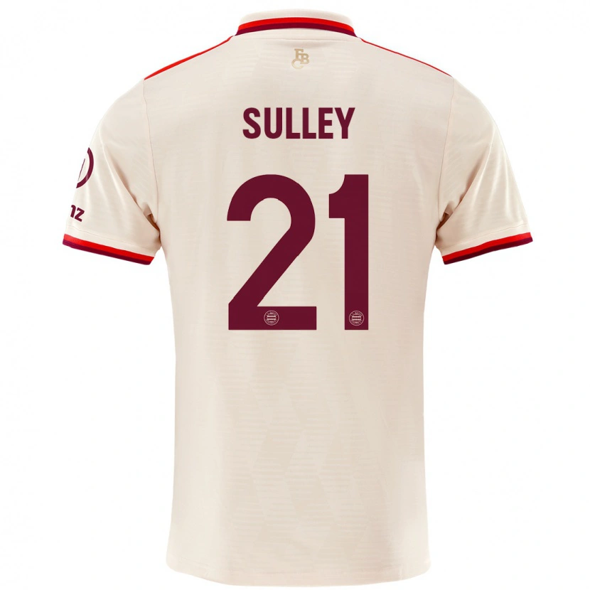 Danxen Uomo Maglia Williams Baffour Sulley #21 Lino Kit Gara Third 2024/25 Maglietta
