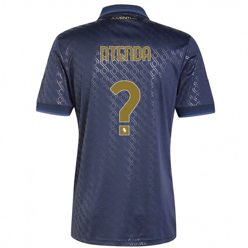 Danxen Uomo Maglia Jean-Claude Ntenda #0 Blu Navy Kit Gara Third 2024/25 Maglietta