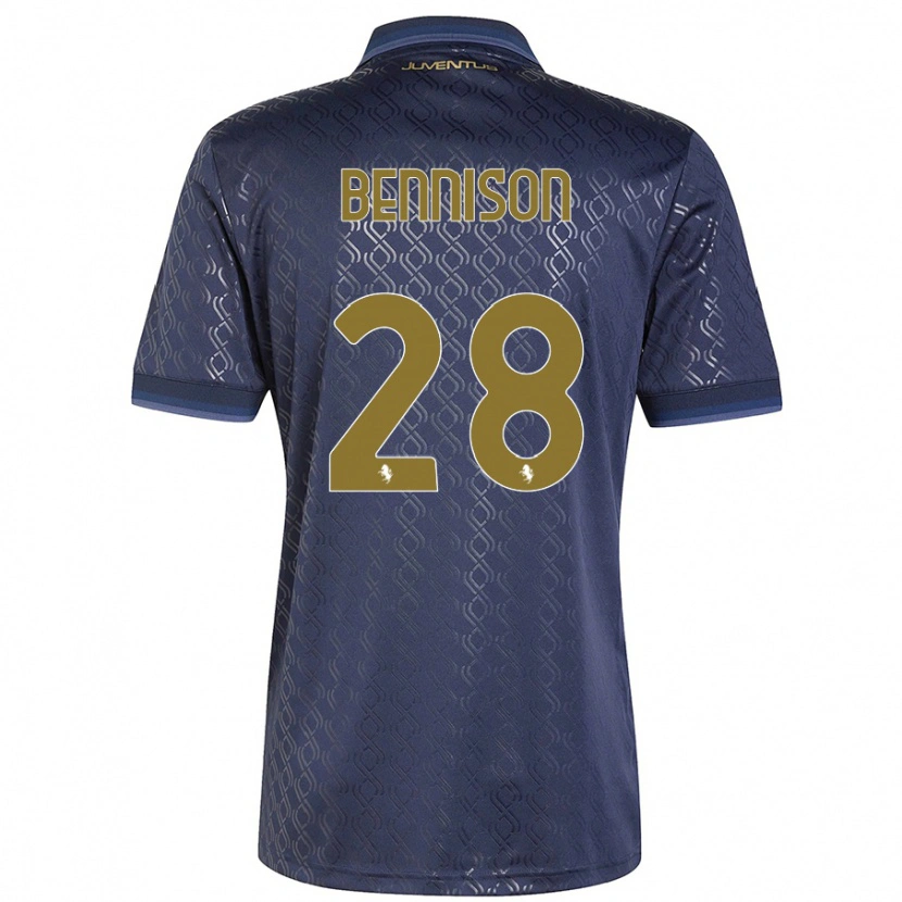 Danxen Uomo Maglia Hanna Bennison #28 Blu Navy Kit Gara Third 2024/25 Maglietta