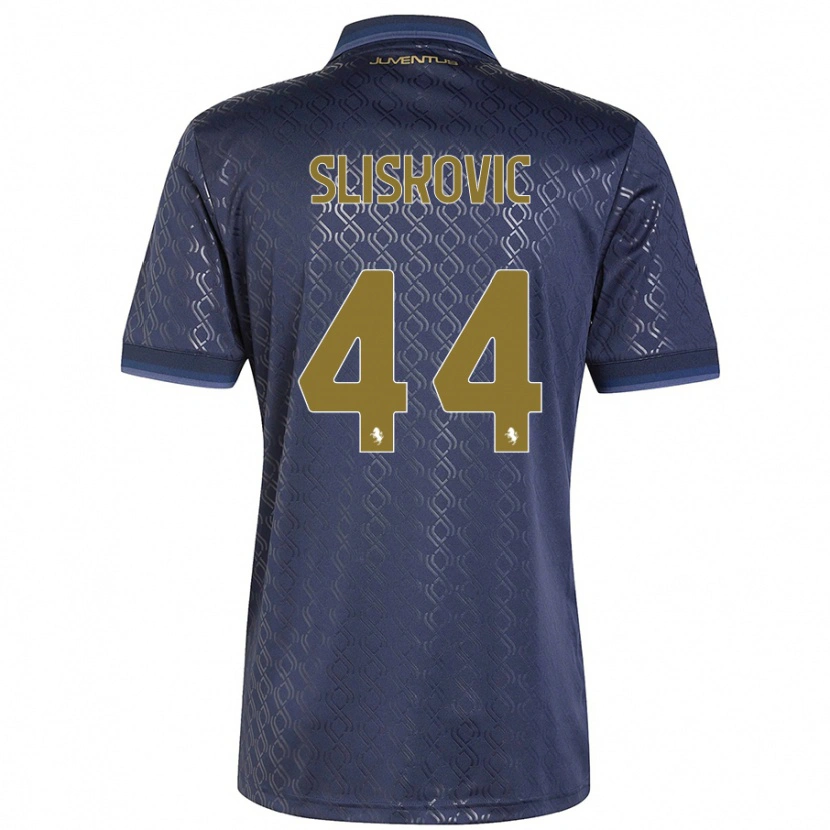 Danxen Uomo Maglia Gloria Slišković #44 Blu Navy Kit Gara Third 2024/25 Maglietta