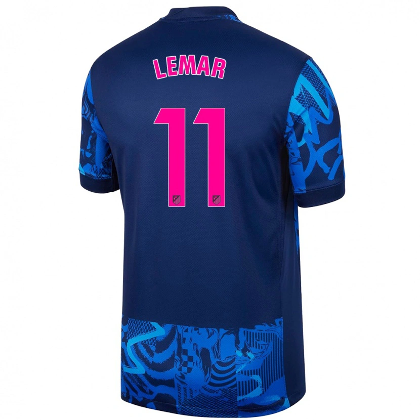 Danxen Uomo Maglia Thomas Lemar #11 Blu Reale Kit Gara Third 2024/25 Maglietta