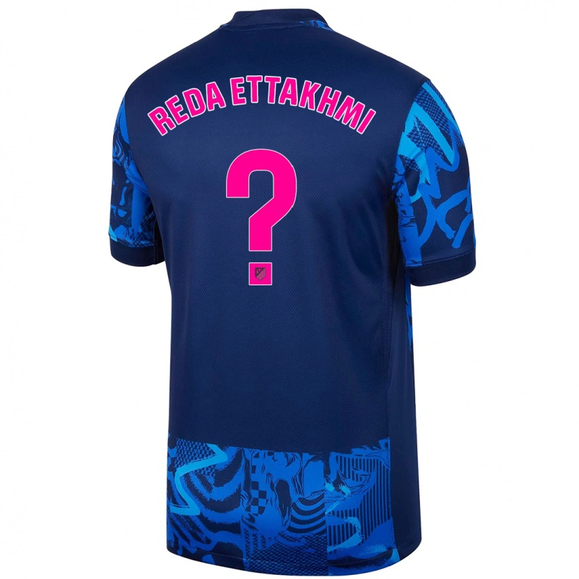 Danxen Uomo Maglia Mohamed Reda Ettakhmi #0 Blu Reale Kit Gara Third 2024/25 Maglietta