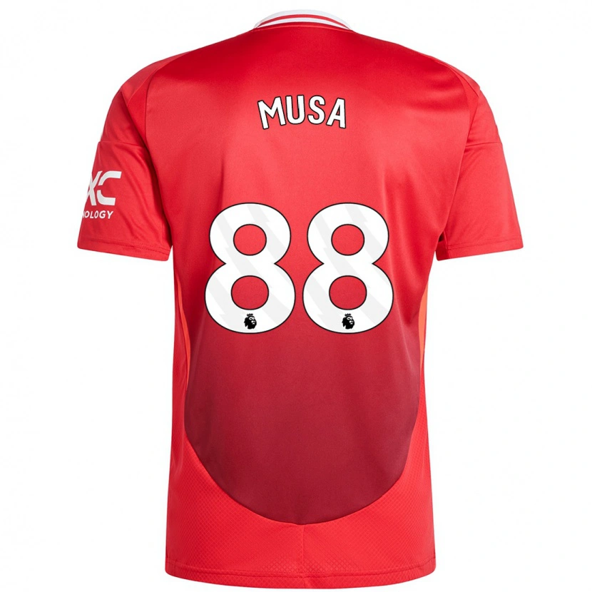 Danxen Donna Maglia Victor Musa #88 Rosso Brillante Kit Gara Home 2024/25 Maglietta