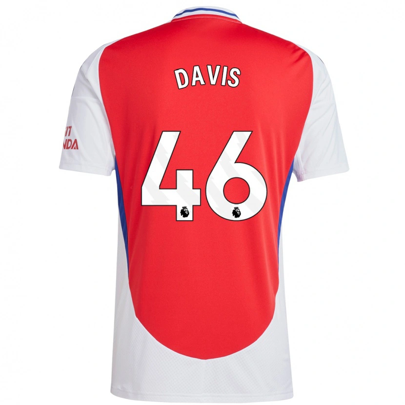 Danxen Donna Maglia Timi Davis #46 Rosso Bianco Kit Gara Home 2024/25 Maglietta