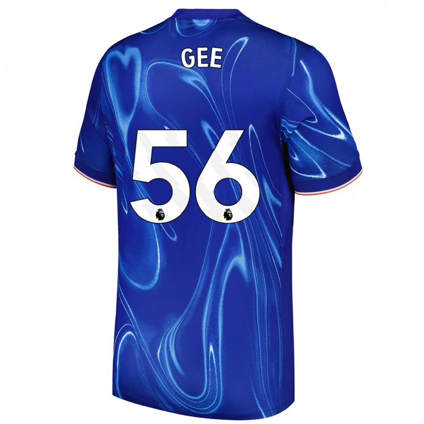 Danxen Donna Maglia Billy Gee #56 Blu Bianco Kit Gara Home 2024/25 Maglietta
