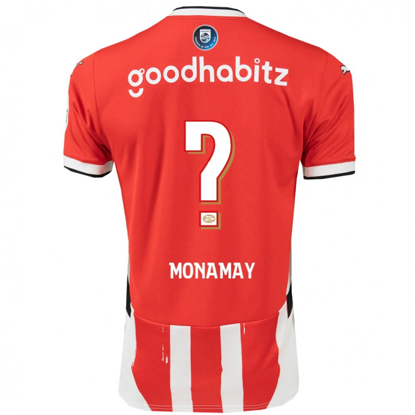 Danxen Donna Maglia Madi Monamay #0 Rosso Bianco Kit Gara Home 2024/25 Maglietta