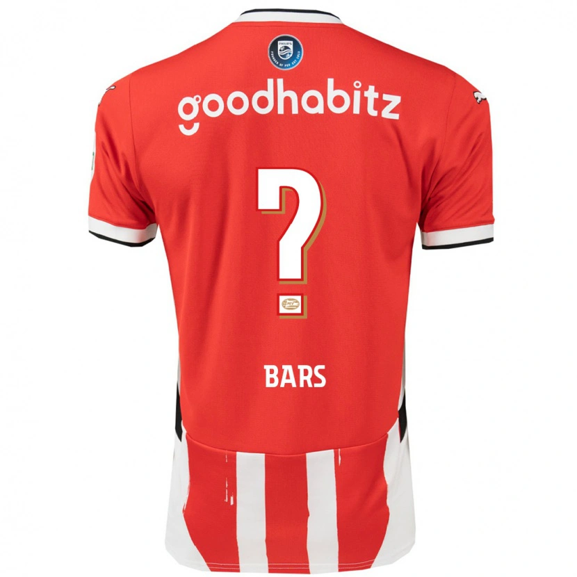 Danxen Donna Maglia Emir Bars #0 Rosso Bianco Kit Gara Home 2024/25 Maglietta