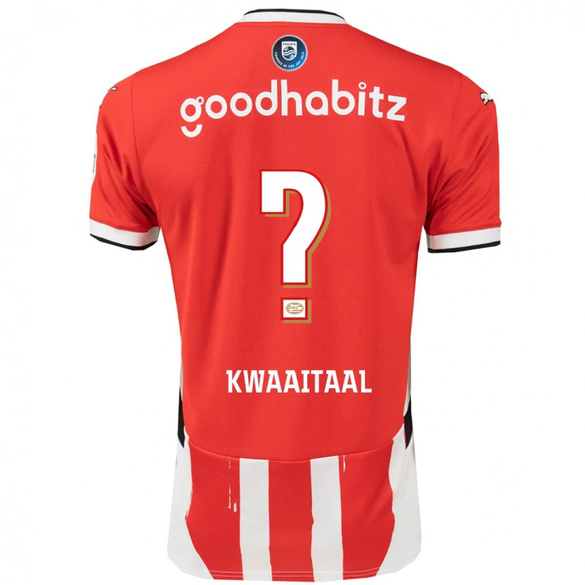 Danxen Donna Maglia Julian Kwaaitaal #0 Rosso Bianco Kit Gara Home 2024/25 Maglietta