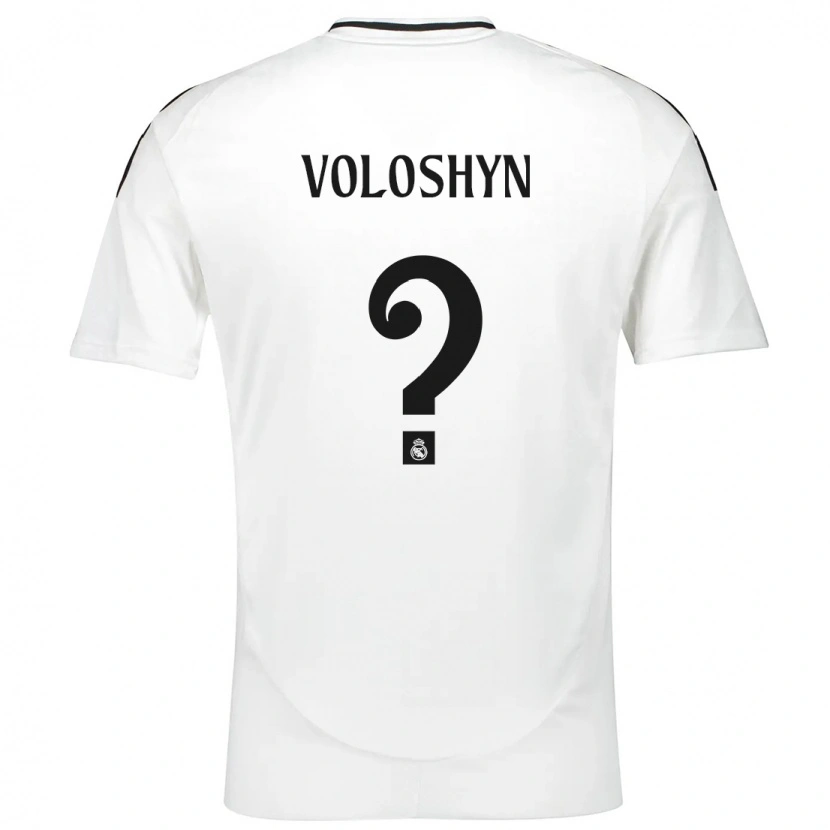 Danxen Donna Maglia Ilya Voloshyn #0 Bianco Kit Gara Home 2024/25 Maglietta