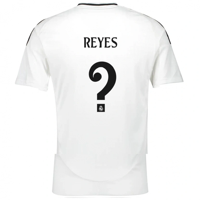Danxen Donna Maglia José Reyes #0 Bianco Kit Gara Home 2024/25 Maglietta