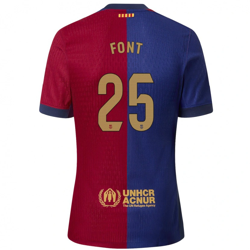 Danxen Donna Maglia Gemma Font #25 Blu Rosso Kit Gara Home 2024/25 Maglietta