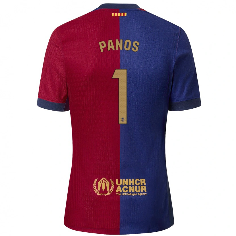 Danxen Donna Maglia Sandra Panos #1 Blu Rosso Kit Gara Home 2024/25 Maglietta