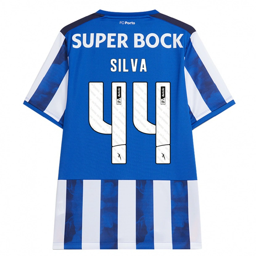 Danxen Donna Maglia Felipe Silva #44 Blu Bianco Kit Gara Home 2024/25 Maglietta