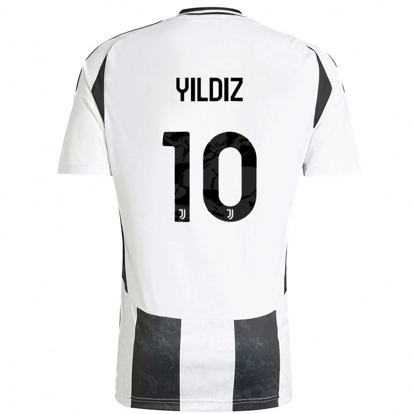 Danxen Donna Maglia Kenan Yıldız #10 Bianco Nero Kit Gara Home 2024/25 Maglietta