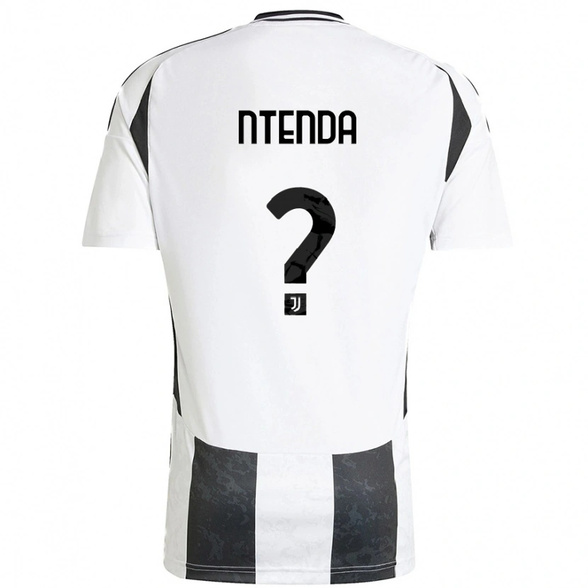 Danxen Donna Maglia Jean-Claude Ntenda #0 Bianco Nero Kit Gara Home 2024/25 Maglietta