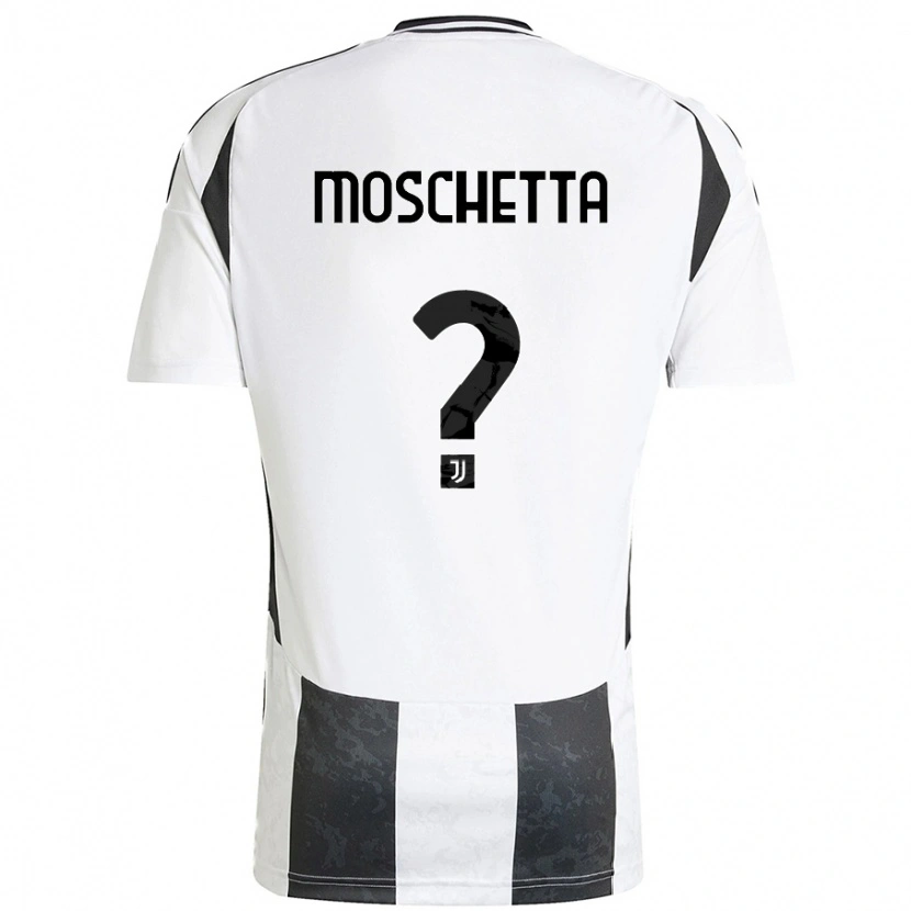 Danxen Donna Maglia Lorenzo Moschetta #0 Bianco Nero Kit Gara Home 2024/25 Maglietta