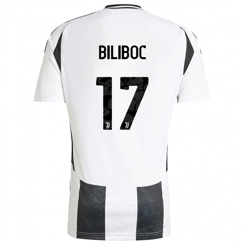 Danxen Donna Maglia Lorenzo Biliboc #17 Bianco Nero Kit Gara Home 2024/25 Maglietta