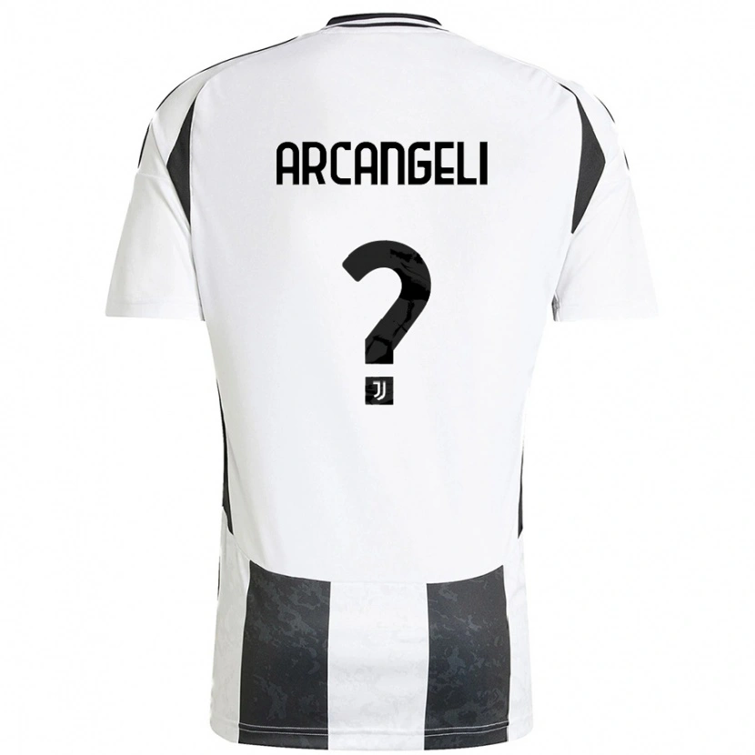 Danxen Donna Maglia Nicole Arcangeli #0 Bianco Nero Kit Gara Home 2024/25 Maglietta