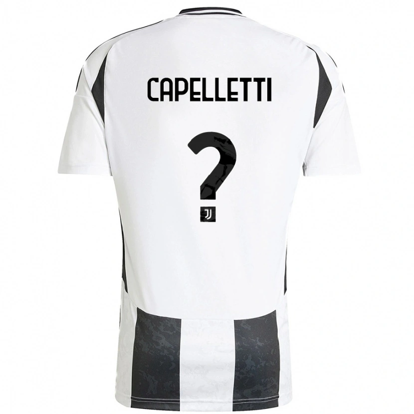 Danxen Donna Maglia Alessia Capelletti #0 Bianco Nero Kit Gara Home 2024/25 Maglietta
