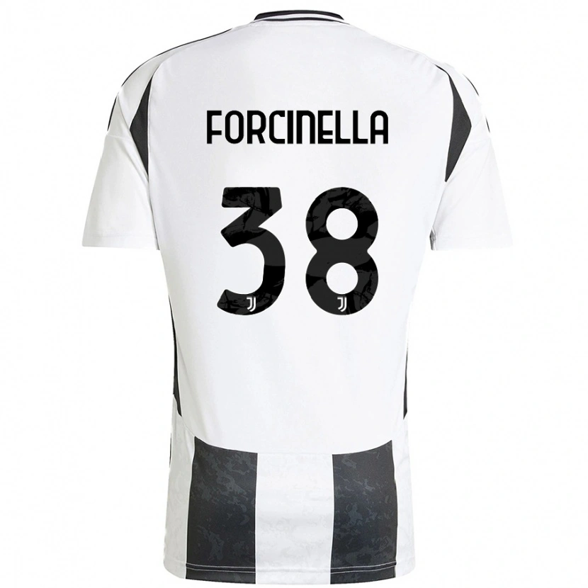 Danxen Donna Maglia Camilla Forcinella #38 Bianco Nero Kit Gara Home 2024/25 Maglietta