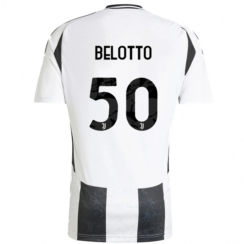 Danxen Donna Maglia Soledad Belotto #50 Bianco Nero Kit Gara Home 2024/25 Maglietta