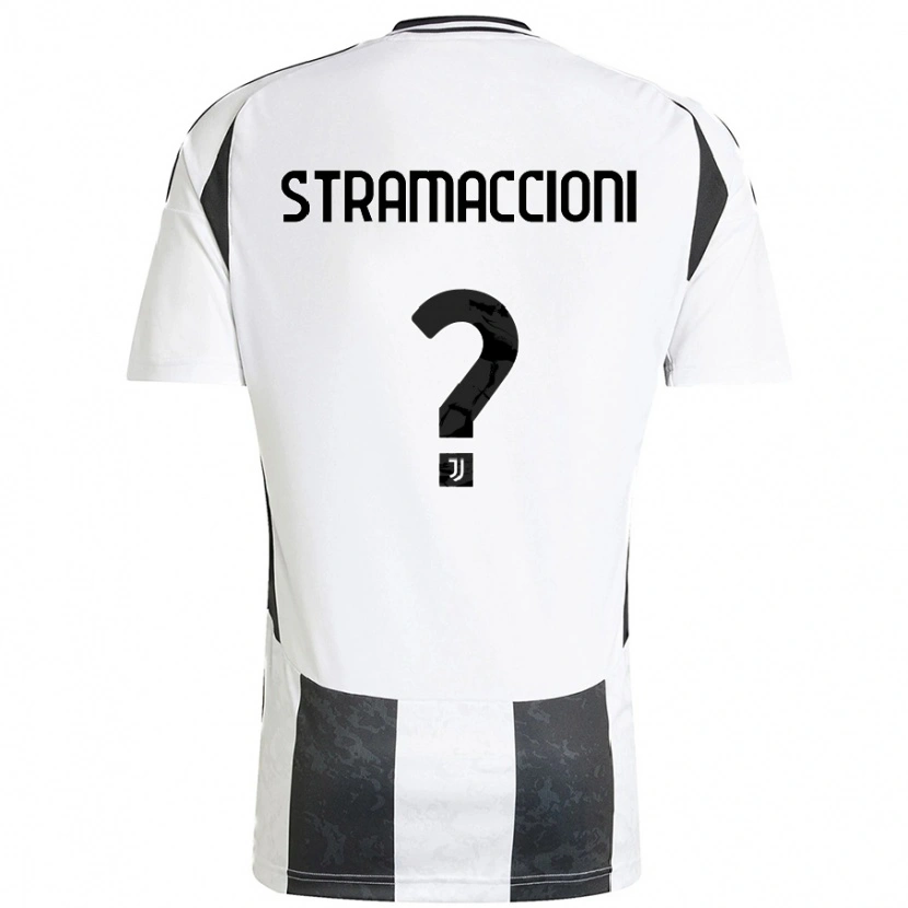 Danxen Donna Maglia Diego Stramaccioni #0 Bianco Nero Kit Gara Home 2024/25 Maglietta