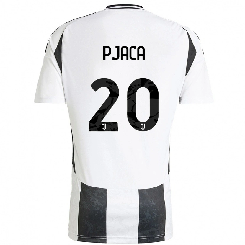 Danxen Donna Maglia Marko Pjaca #20 Bianco Nero Kit Gara Home 2024/25 Maglietta