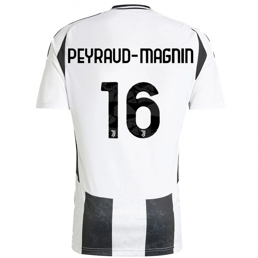 Danxen Donna Maglia Pauline Peyraud-Magnin #16 Bianco Nero Kit Gara Home 2024/25 Maglietta
