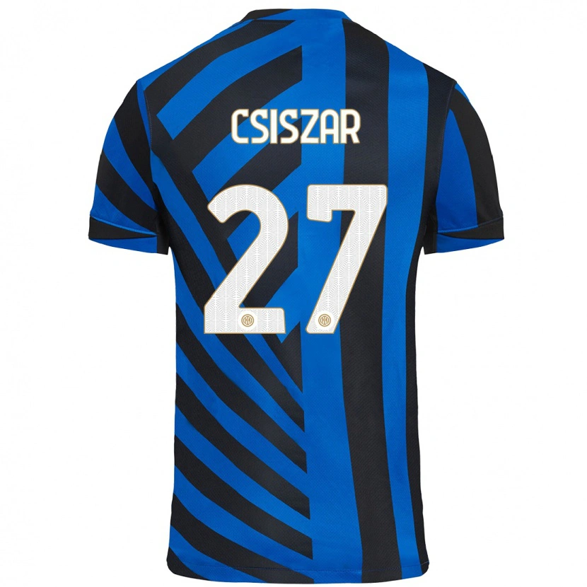 Danxen Donna Maglia Henrietta Csiszár #27 Blu Nero Kit Gara Home 2024/25 Maglietta