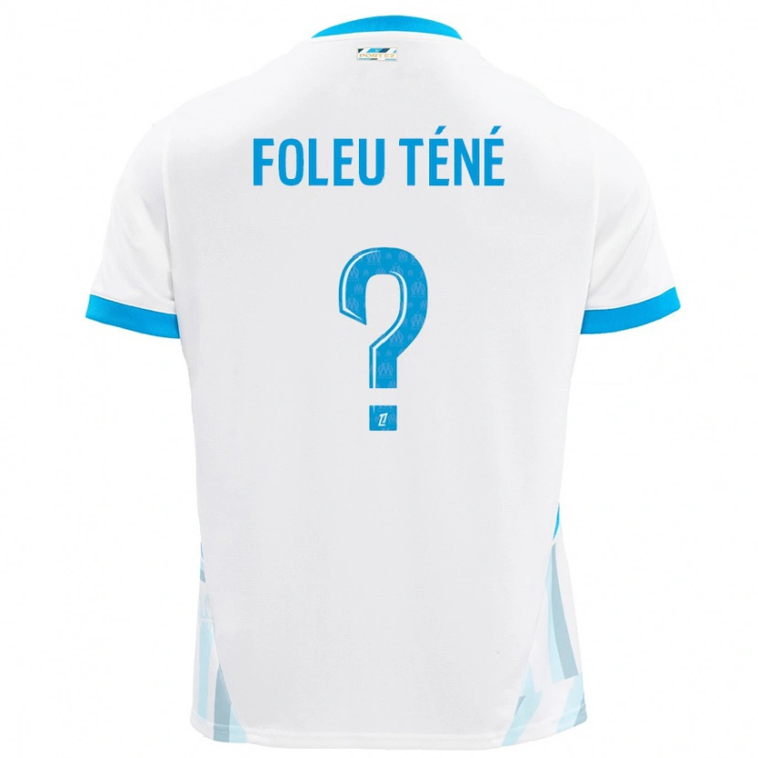 Danxen Donna Maglia Krys Foleu Téné #0 Bianco Azzurro Kit Gara Home 2024/25 Maglietta