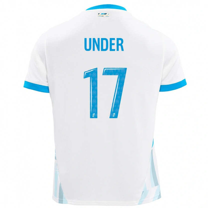 Danxen Donna Maglia Cengiz Under #17 Bianco Azzurro Kit Gara Home 2024/25 Maglietta