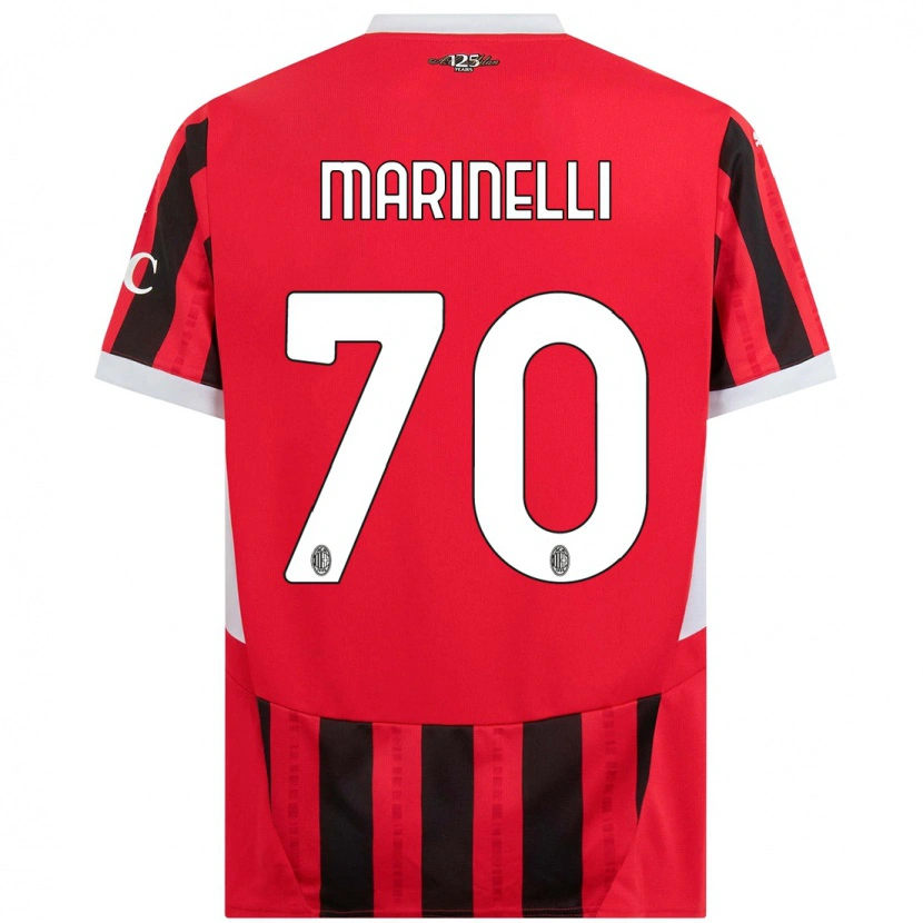 Danxen Donna Maglia Gloria Marinelli #70 Rosso Nero Kit Gara Home 2024/25 Maglietta
