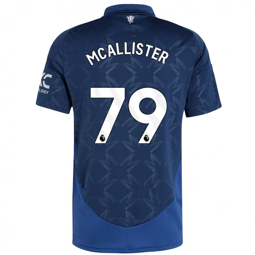Danxen Donna Maglia Finley Mcallister #79 Indaco Kit Gara Away 2024/25 Maglietta