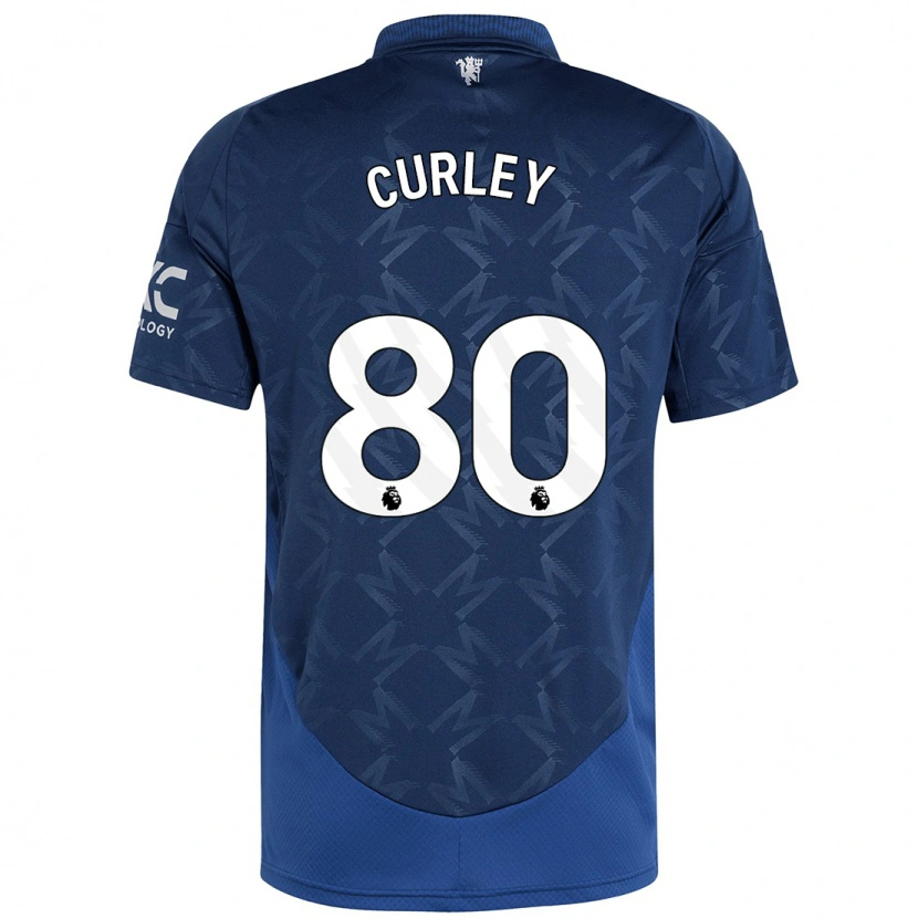 Danxen Donna Maglia Ruben Curley #80 Indaco Kit Gara Away 2024/25 Maglietta