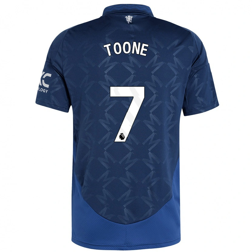 Danxen Donna Maglia Ella Toone #7 Indaco Kit Gara Away 2024/25 Maglietta