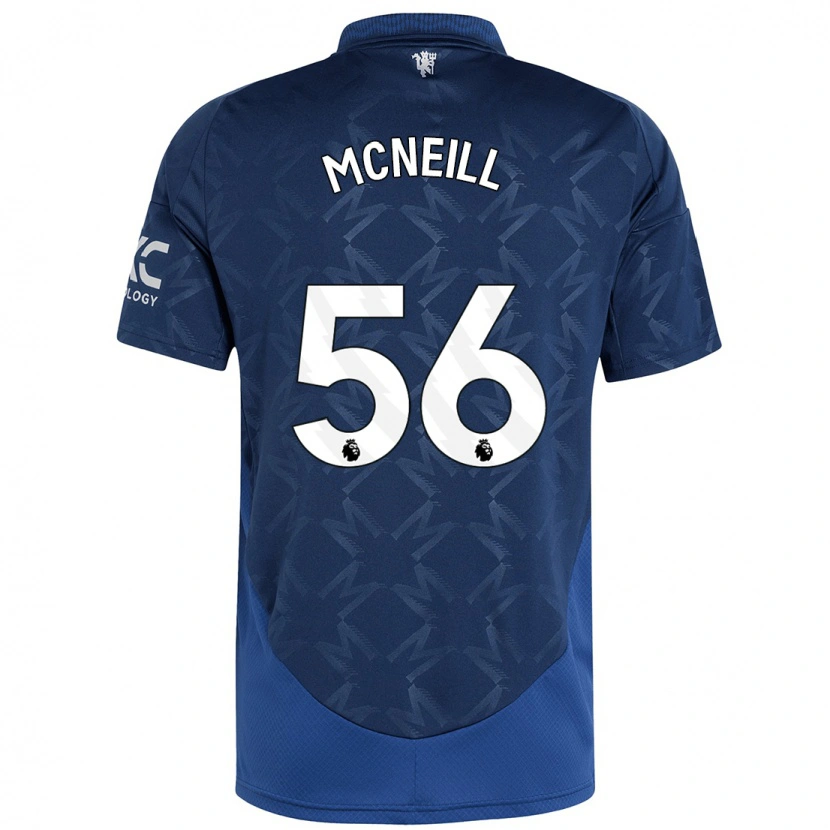 Danxen Donna Maglia Charlie Mcneill #56 Indaco Kit Gara Away 2024/25 Maglietta