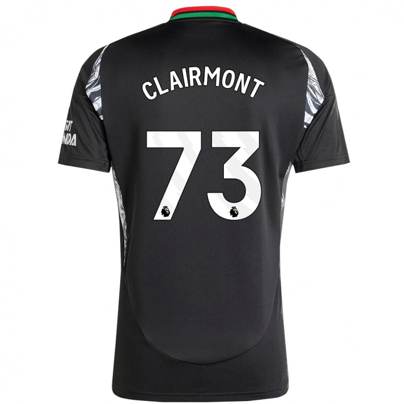 Danxen Donna Maglia Reece Clairmont #73 Nero Kit Gara Away 2024/25 Maglietta
