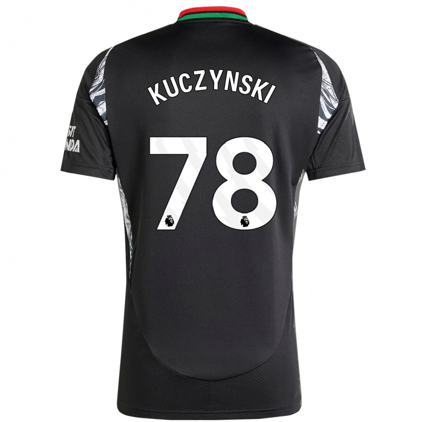 Danxen Donna Maglia Max Kuczynski #78 Nero Kit Gara Away 2024/25 Maglietta