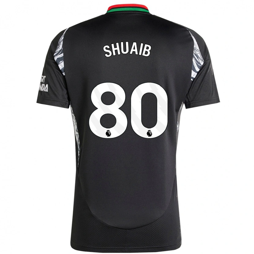 Danxen Donna Maglia Zac Shuaib #80 Nero Kit Gara Away 2024/25 Maglietta