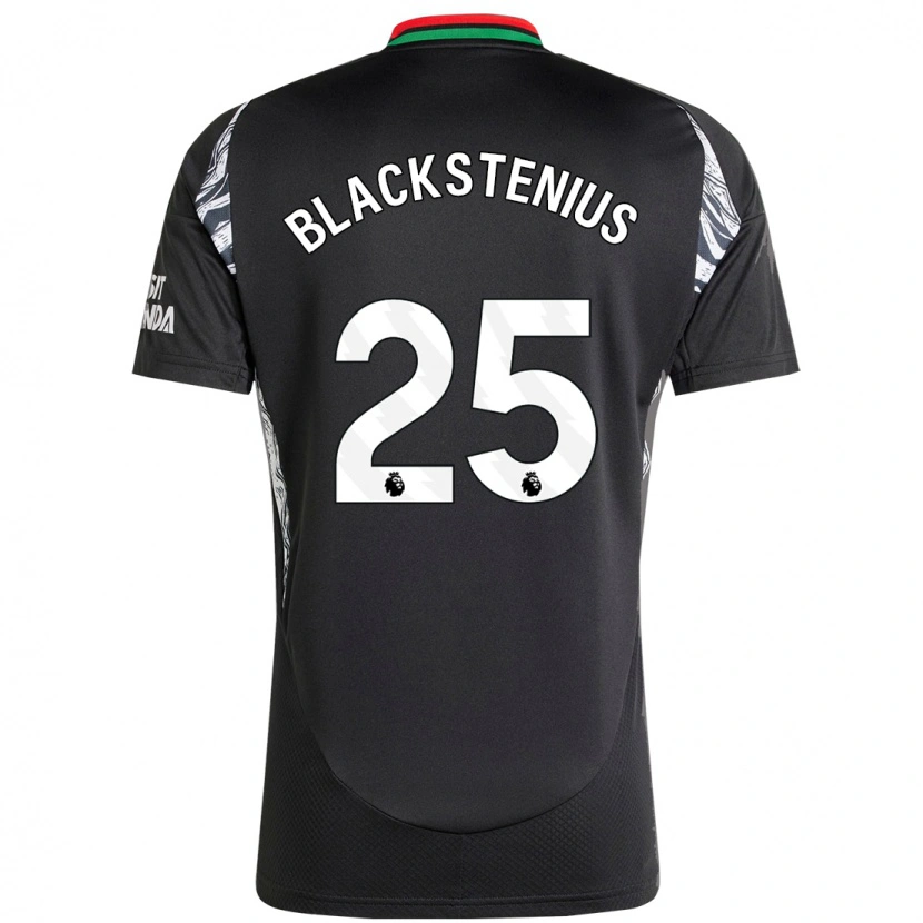 Danxen Donna Maglia Stina Blackstenius #25 Nero Kit Gara Away 2024/25 Maglietta