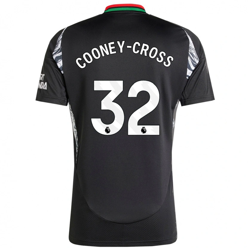 Danxen Donna Maglia Kyra Cooney-Cross #32 Nero Kit Gara Away 2024/25 Maglietta