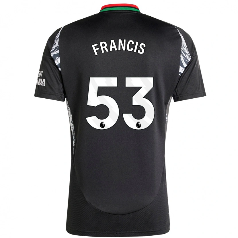Danxen Donna Maglia Jack Henry-Francis #53 Nero Kit Gara Away 2024/25 Maglietta