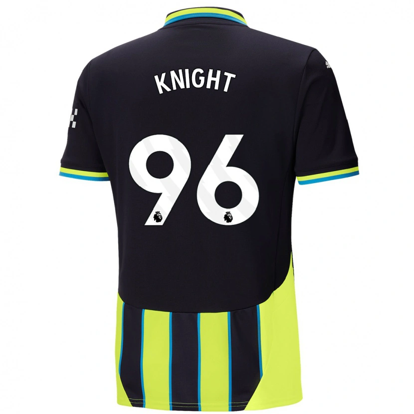 Danxen Donna Maglia Ben Knight #96 Blu Giallo Kit Gara Away 2024/25 Maglietta