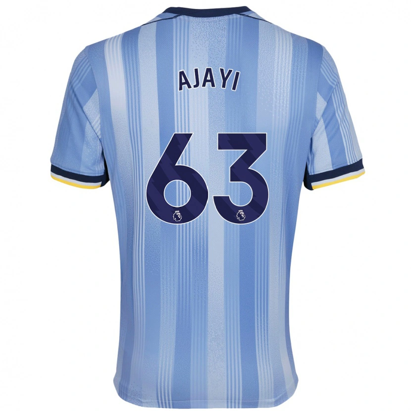Danxen Donna Maglia Damola Ajayi #63 Azzurro Chiaro Kit Gara Away 2024/25 Maglietta
