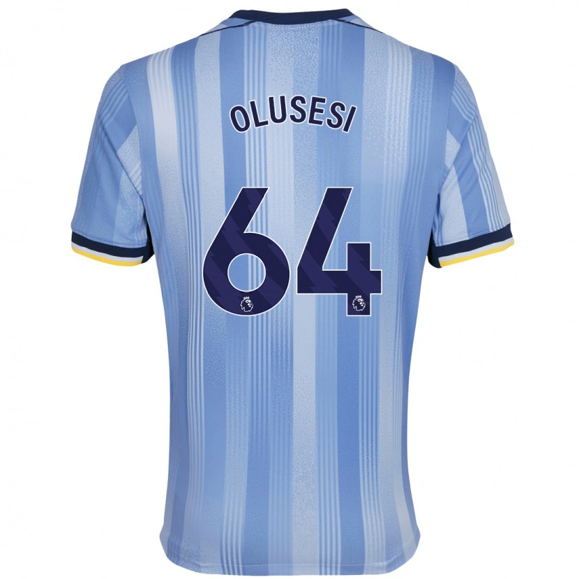 Danxen Donna Maglia Callum Olusesi #64 Azzurro Chiaro Kit Gara Away 2024/25 Maglietta