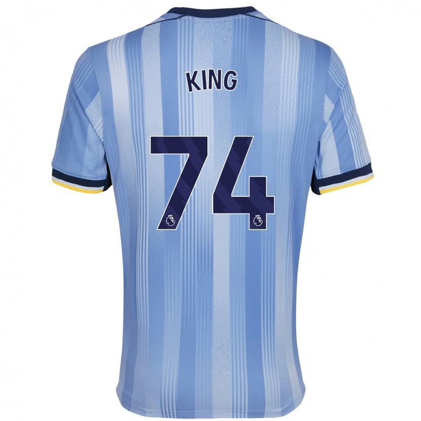 Danxen Donna Maglia Maeson King #74 Azzurro Chiaro Kit Gara Away 2024/25 Maglietta