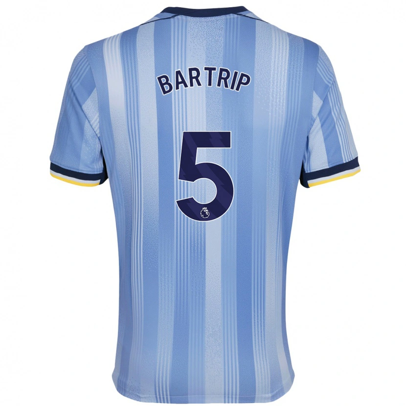 Danxen Donna Maglia Molly Bartrip #5 Azzurro Chiaro Kit Gara Away 2024/25 Maglietta