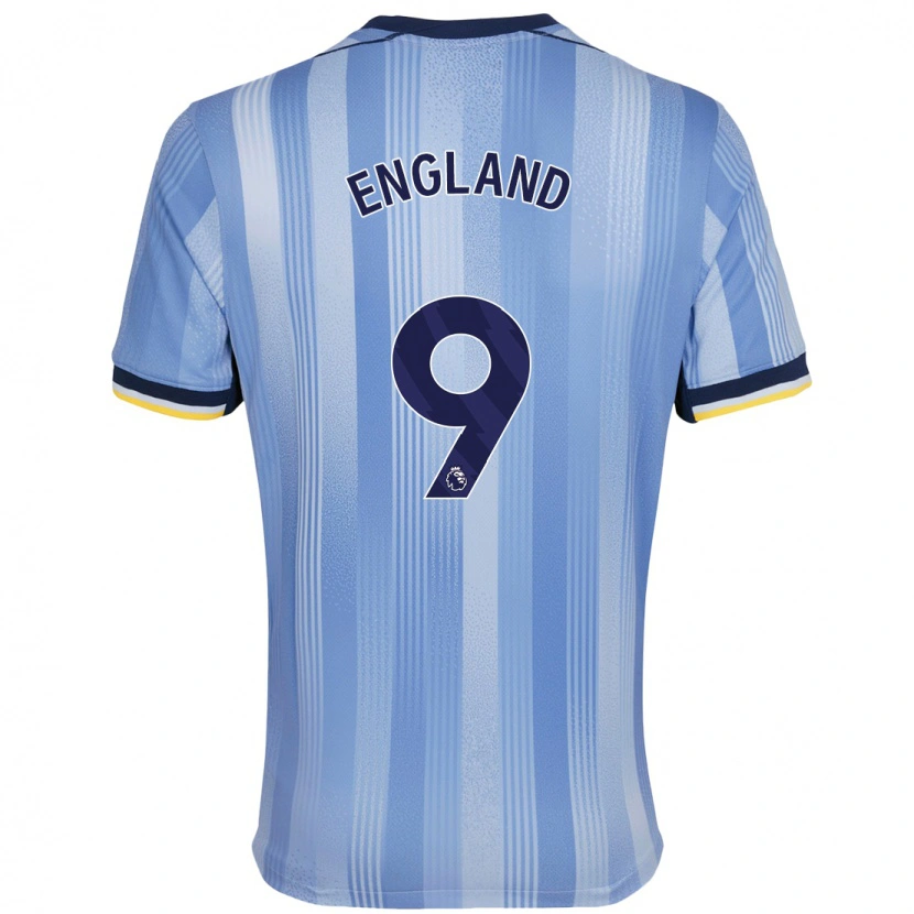 Danxen Donna Maglia Bethany England #9 Azzurro Chiaro Kit Gara Away 2024/25 Maglietta